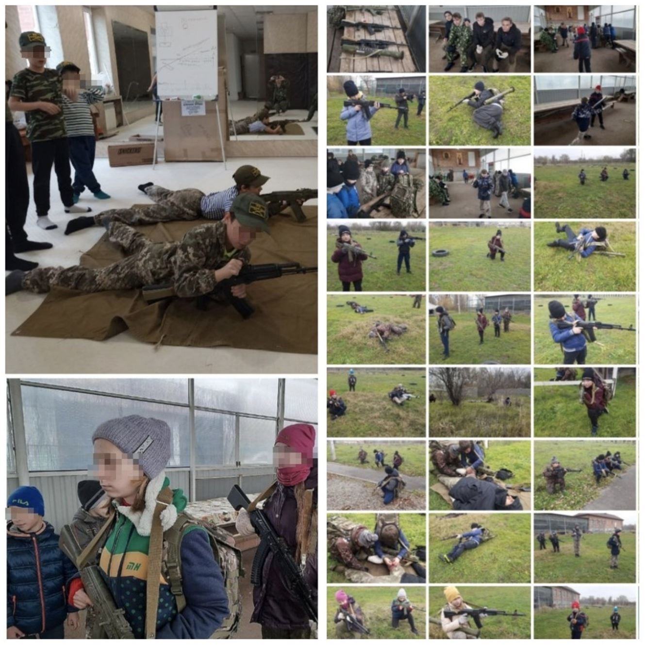 What children do at the Cossack camp  