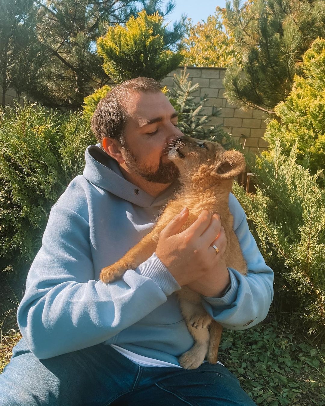 The cubs were sent to the U.S. after rehabilitation