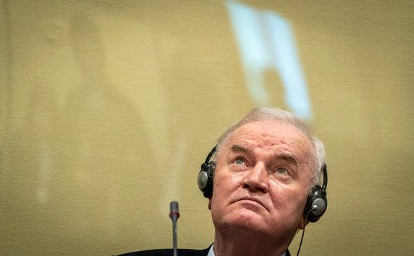 Ratko Mladic in court
