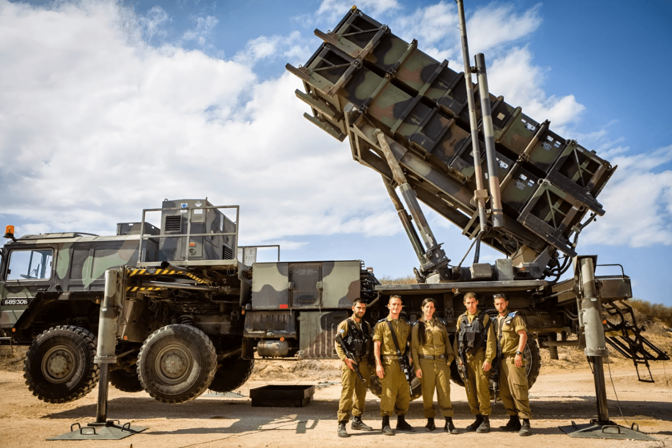 Пусковая установка из состава комплекса Patriot на вооружении ЦАХАЛ.