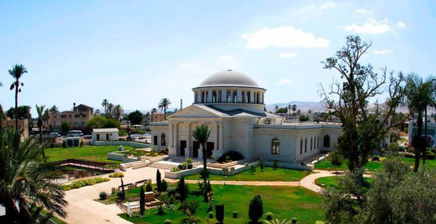 In Jericho, on the West Bank of the Jordan River, the Russian Ecclesiastical Mission built a compound in the late 19th century known as “Al-Madrasa Vazzukhuma”