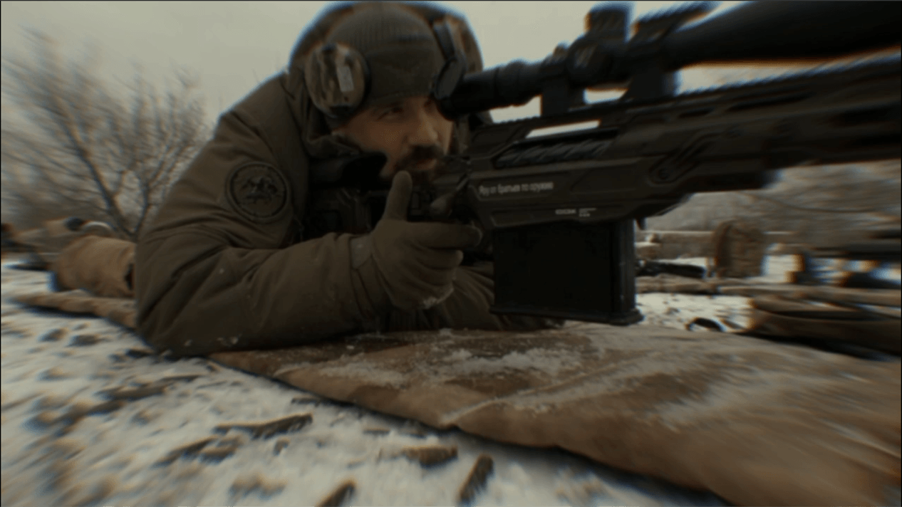 Photo: Yaroslav Yakubov, President of the Russian Combat Sniper Federation, at a training ground with a Cadex Tremor 416 Barrett rifle, February 2024. Photo: Press Service of the Russian Combat Sniper Federation