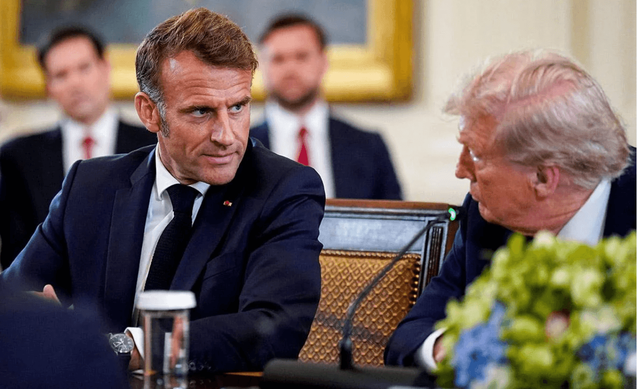 French President Emmanuel Macron and U.S. President Donald Trump. Photo: European Union, 2025