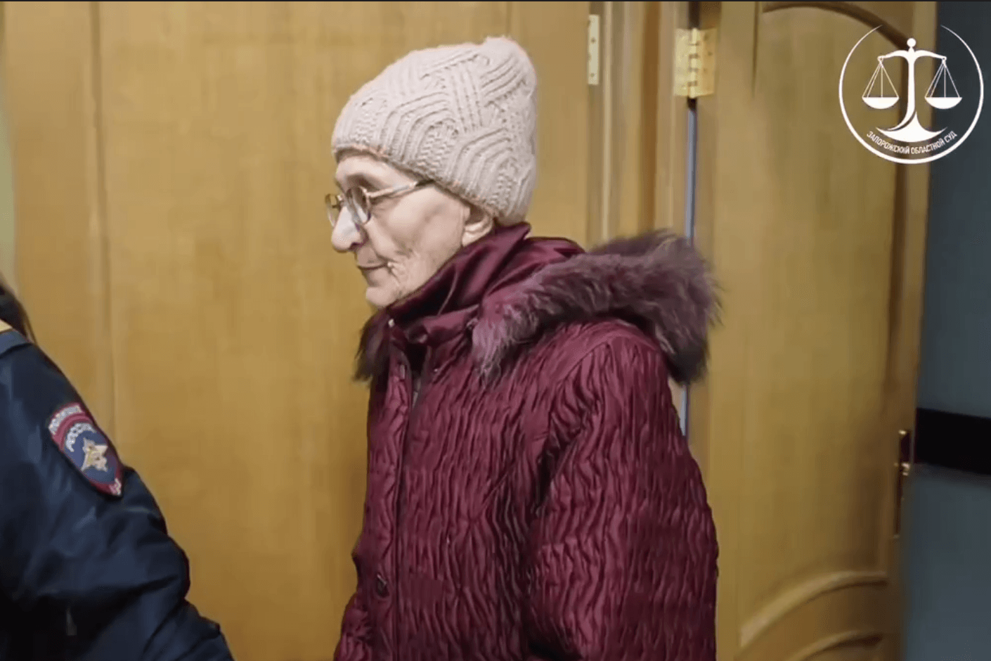 Фото: скриншот видео пресс-службы оккупационного Запорожского областного суда