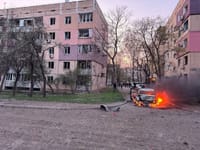 Aftermath of the Russian strike on Kryvyi Rih on April 4.