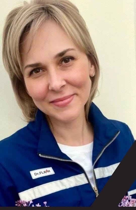 Belgorod paramedics Marina Parovyshnik and Olga Liubimova, killed in a traffic accident caused by military personnel