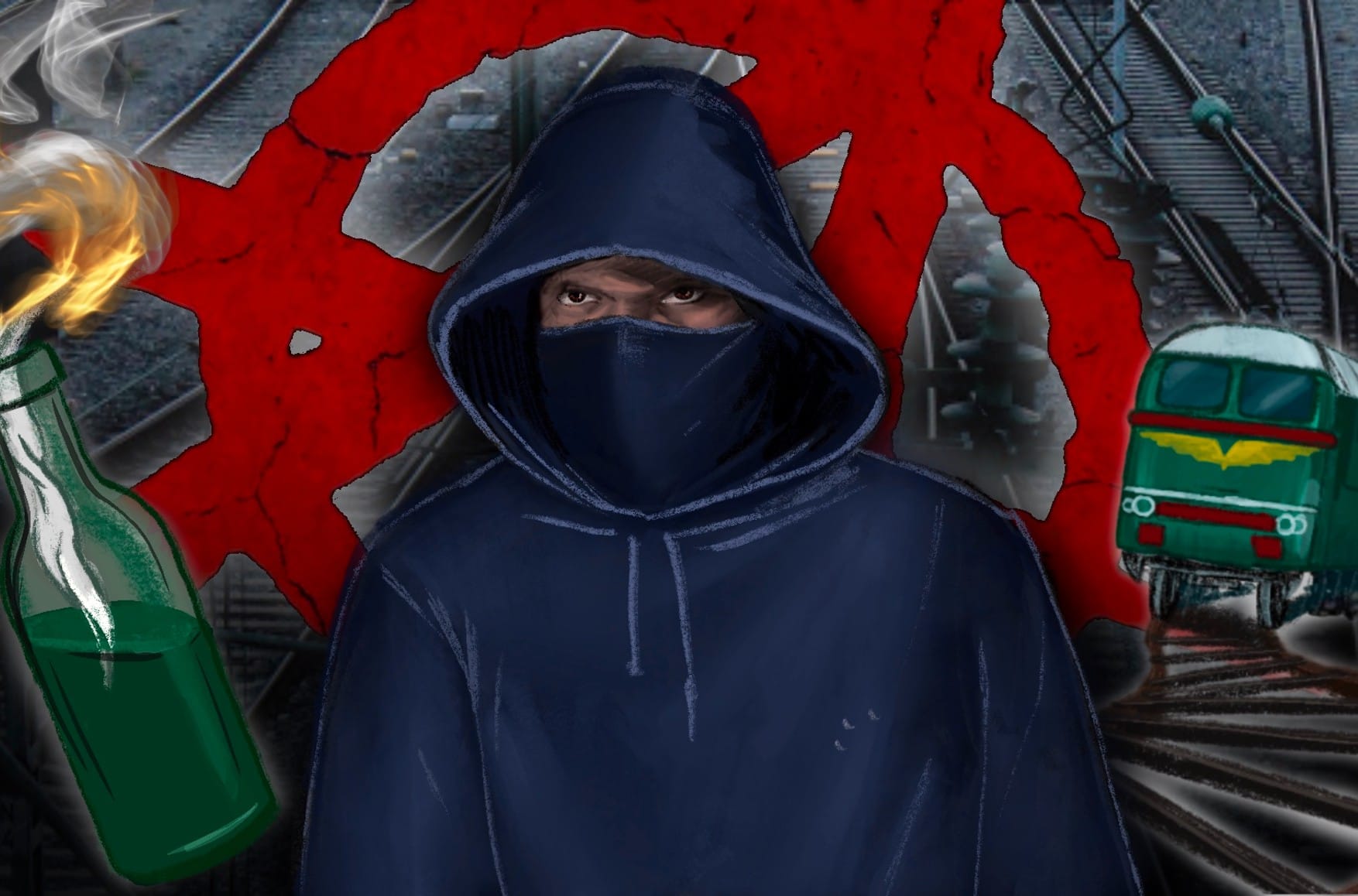 This train is on fire: Russian partisans set fire to military enlistment offices and derail trains