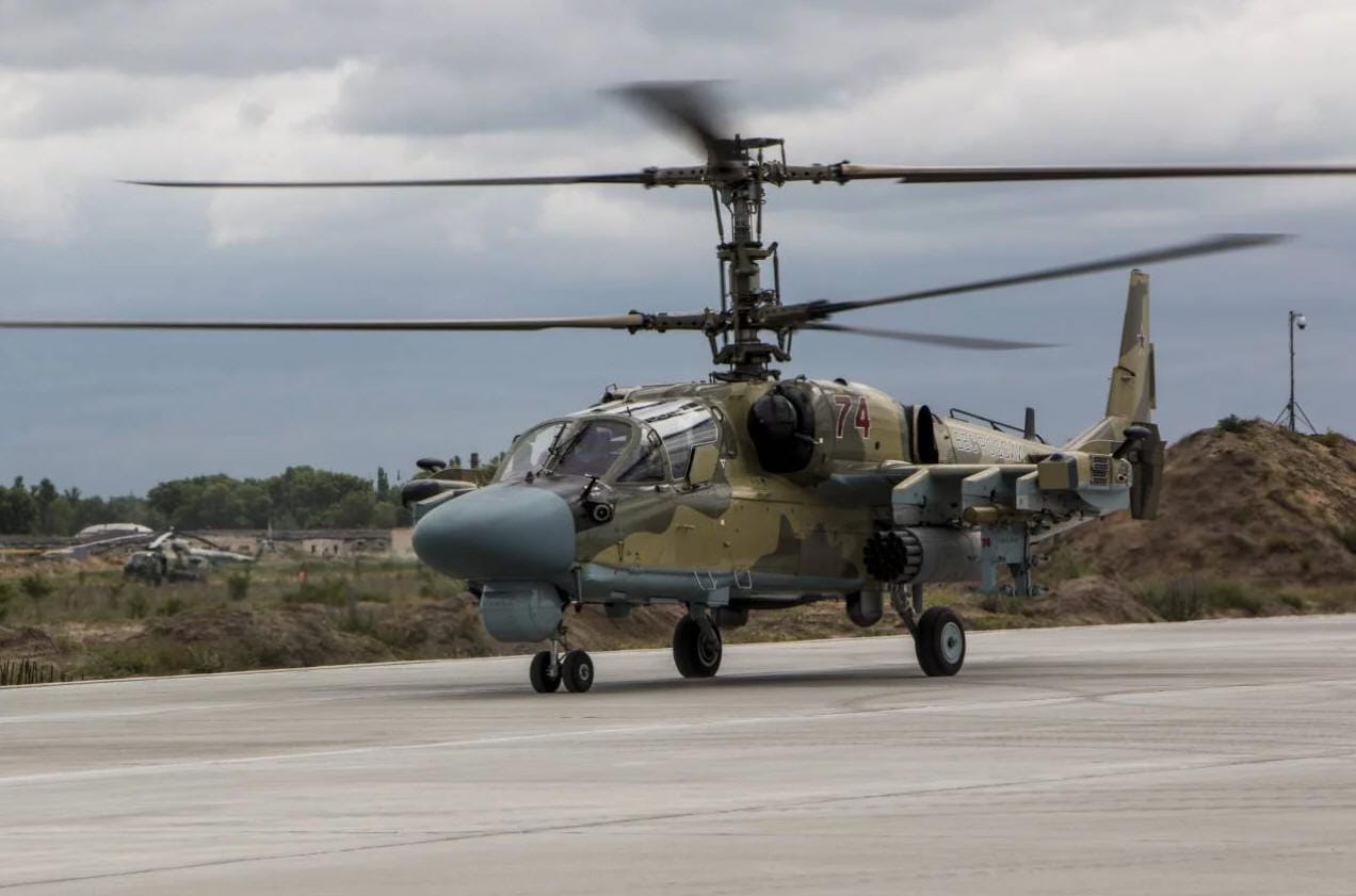 Ukrainians sabotage two Russian Ka-52 helicopters 600 km from Russian-Ukrainian border