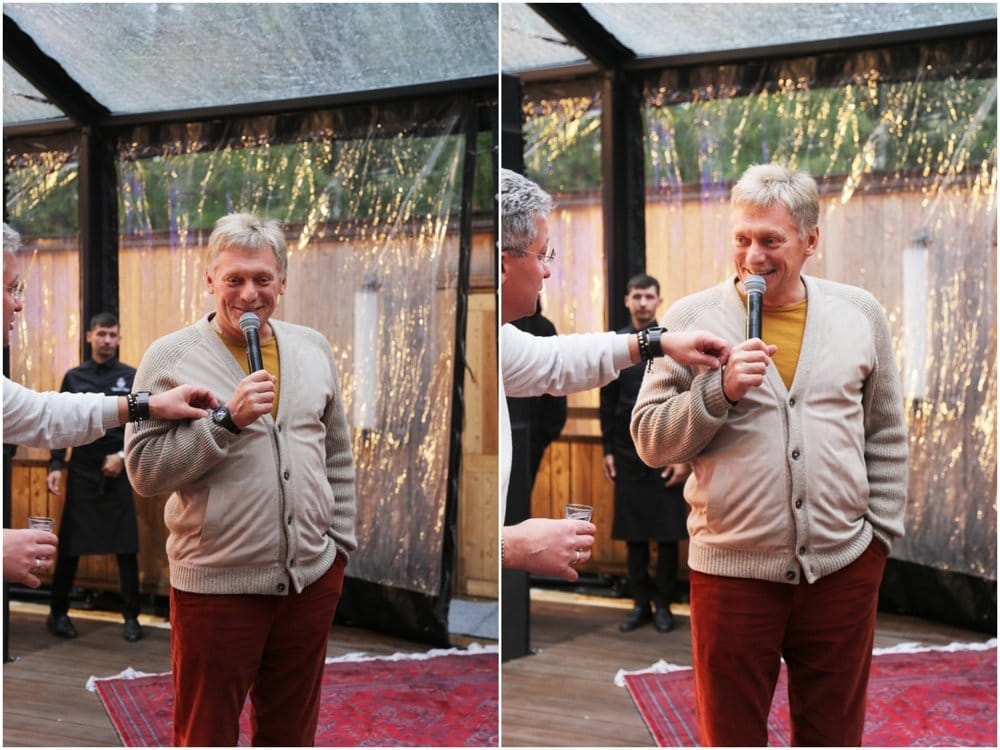 Russian Deputy Defense Minister conceals $85k watch on presidential spokesman’s wrist at party, Team Navalny reports