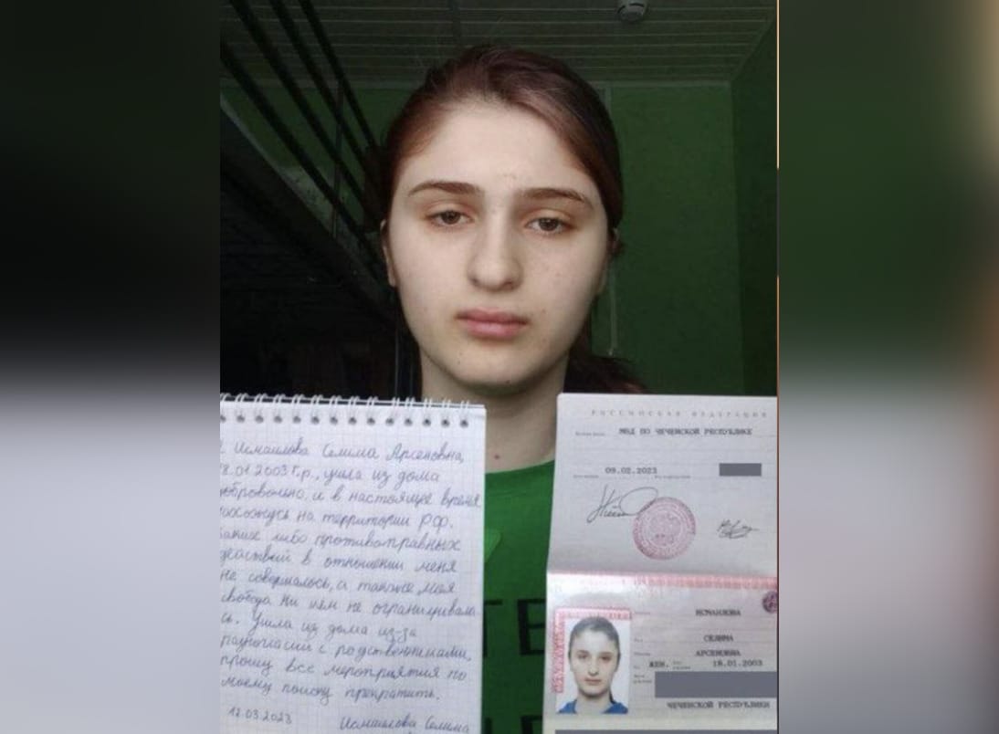 Чеченские силовики купили билет в Грозный чеченке, пытавшейся сбежать от насилия через Москву. Отец обещает ей «переломать все конечности»