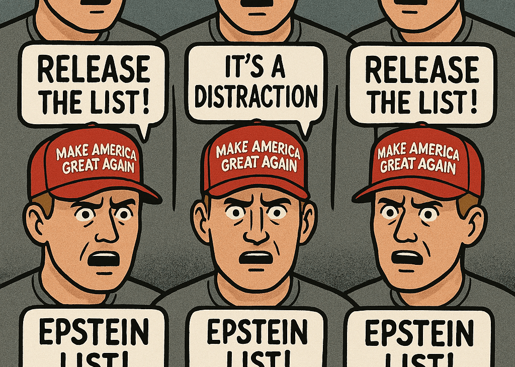 Сеть ИИ-ботов, продвигающих точку зрения Трампа, начала противоречить сама себе из-за раскола в MAGA-сообществе по поводу списка Эпштейна