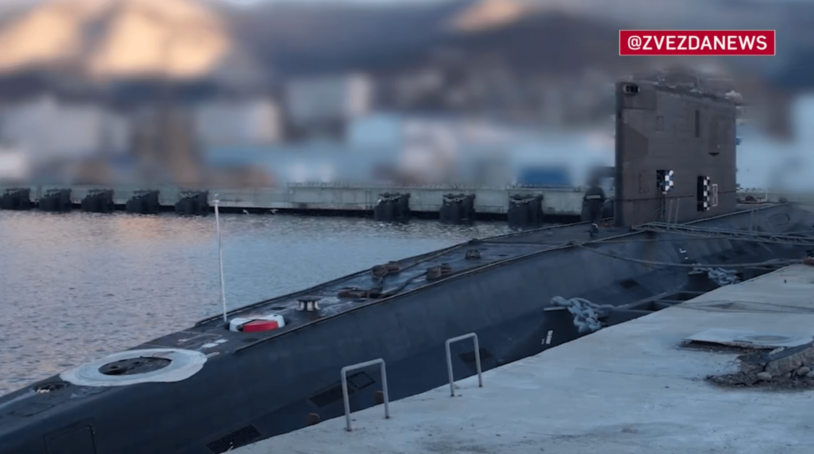 Russian submarine attacked by Ukrainian drones in Novorossiysk in December has not moved since