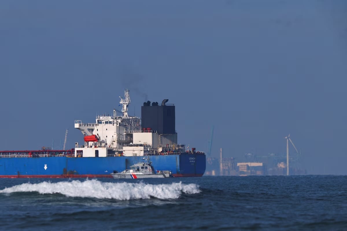 Detained Russian “shadow fleet” tanker Grinch released by France after paying multimillion-euro fine