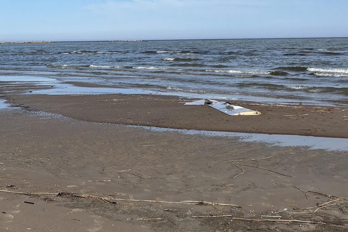 В Эстонии на берег выбросило фрагмент украинского дрона