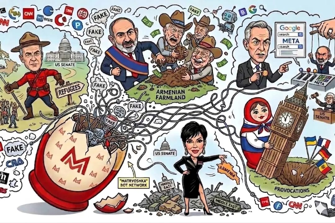 Kremlin bot network Matryoshka answers U.S. senators’ appeal to Meta and Google with wave of fakes about Armenia’s parliamentary elections