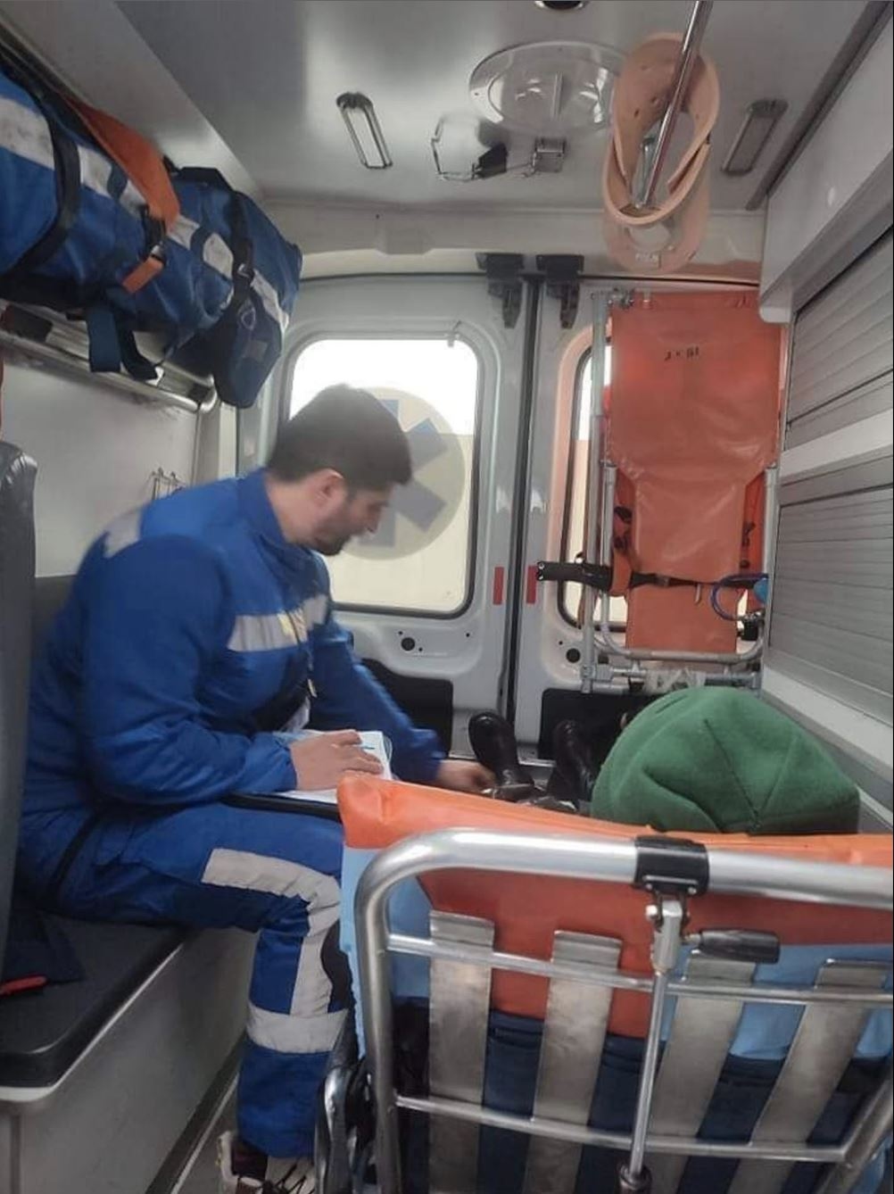 The cancer patient Diana picked up from the train station