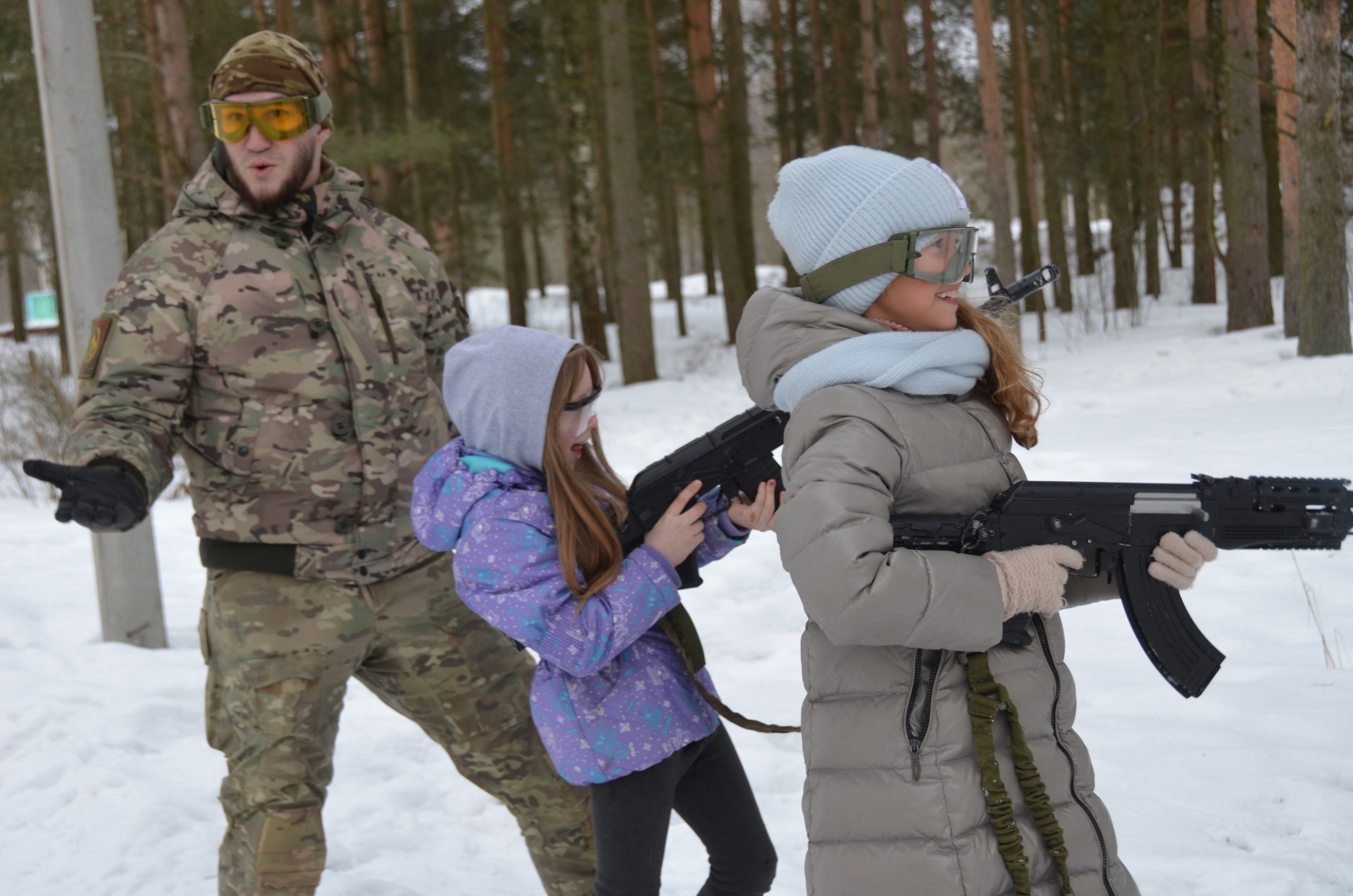 На занятиях «Добровольца» и Северо-cлавянской общины