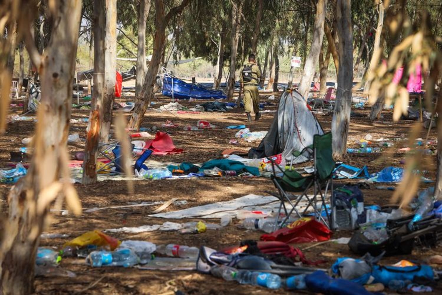 The Nova music festival after the Hamas attack