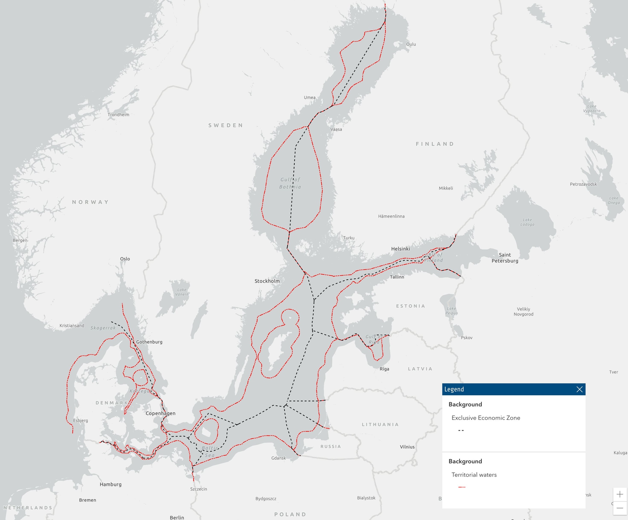 Map: Helsinki Commission (HELCOM) for the Protection of the Marine Environment of the Baltic Sea.