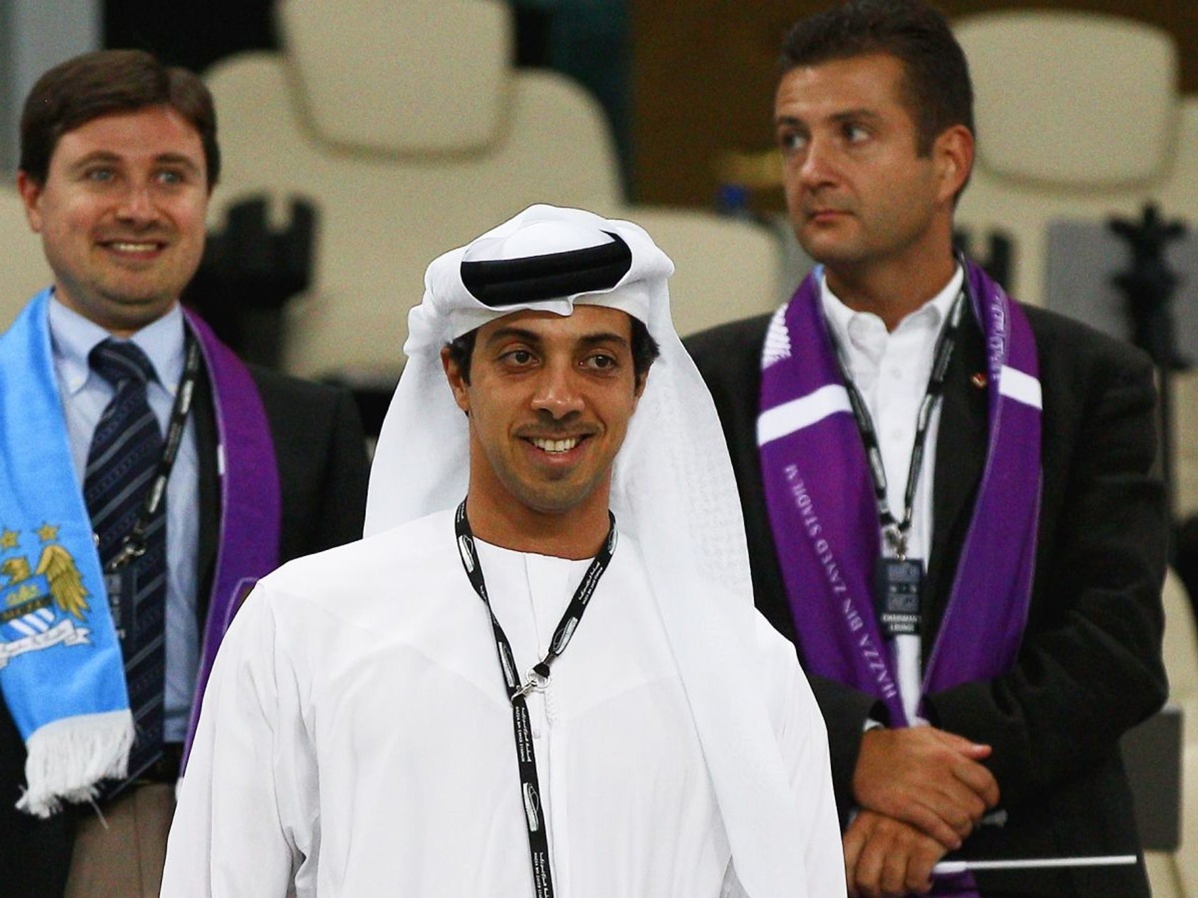 Sheikh Mansour Al Nahyan, owner of the British football club Manchester City and a likely sponsor of the massacre in Darfur