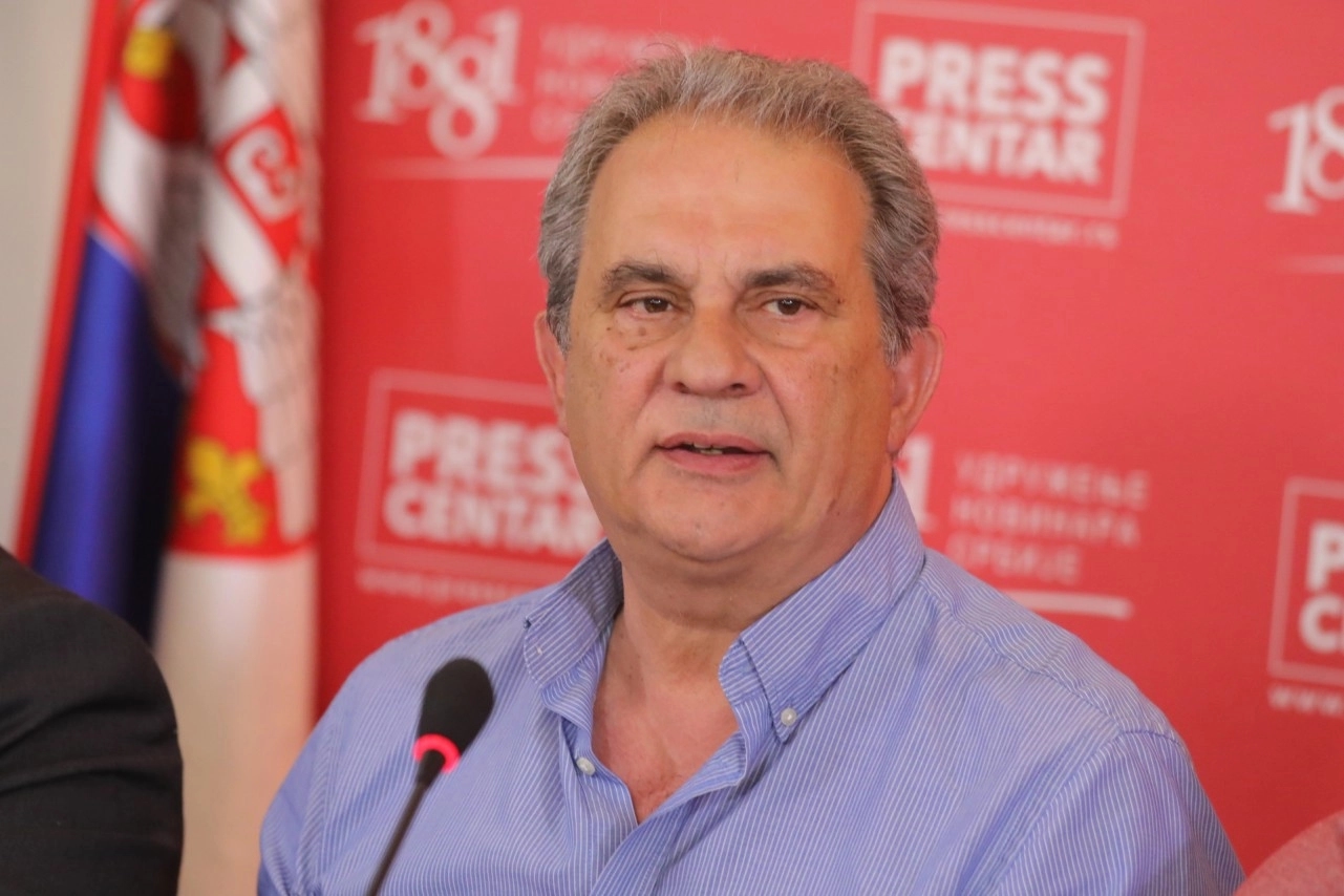 Roberto Fiore, leader of the Italian neo-fascist party Forza Nuova