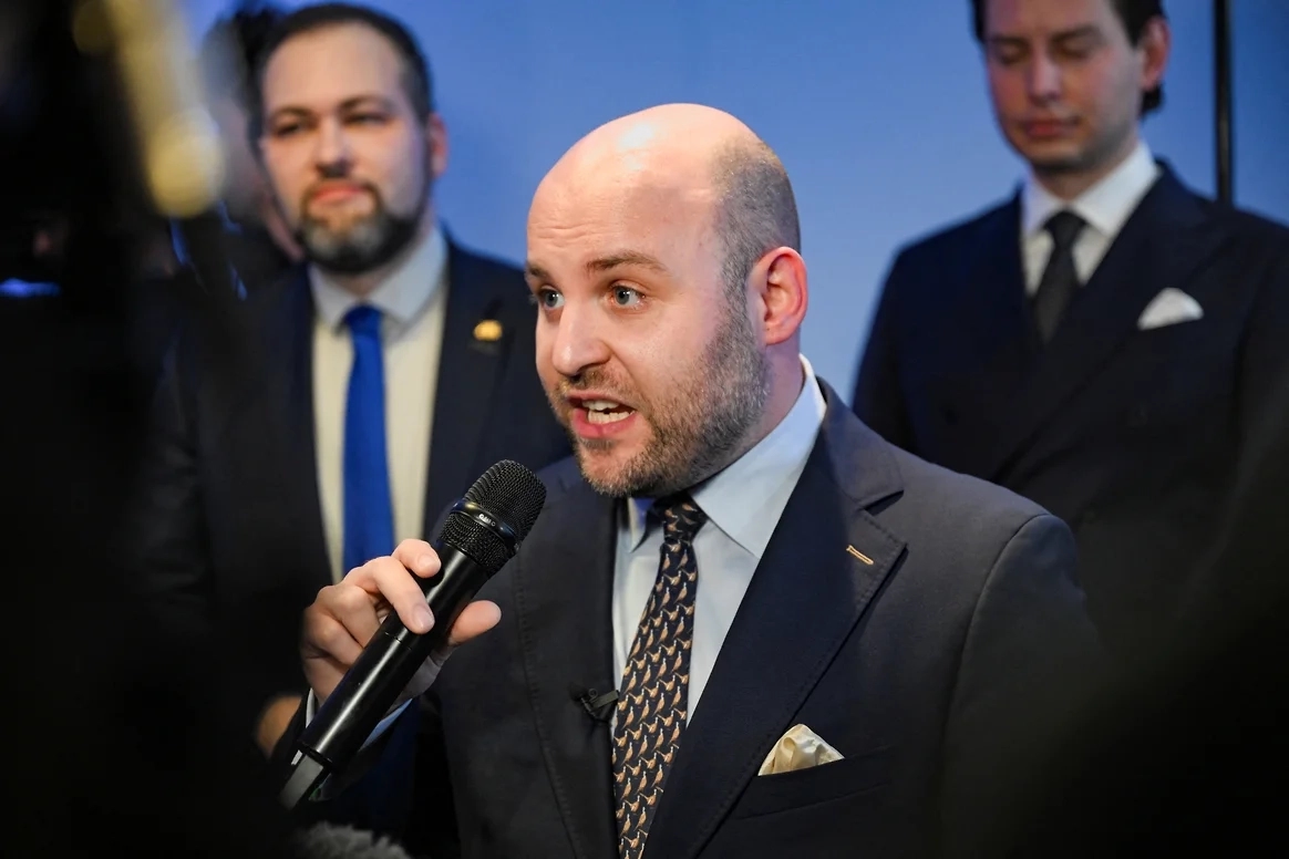 Markus Frohnmaier, deputy chairman of the Alternative for Germany parliamentary group