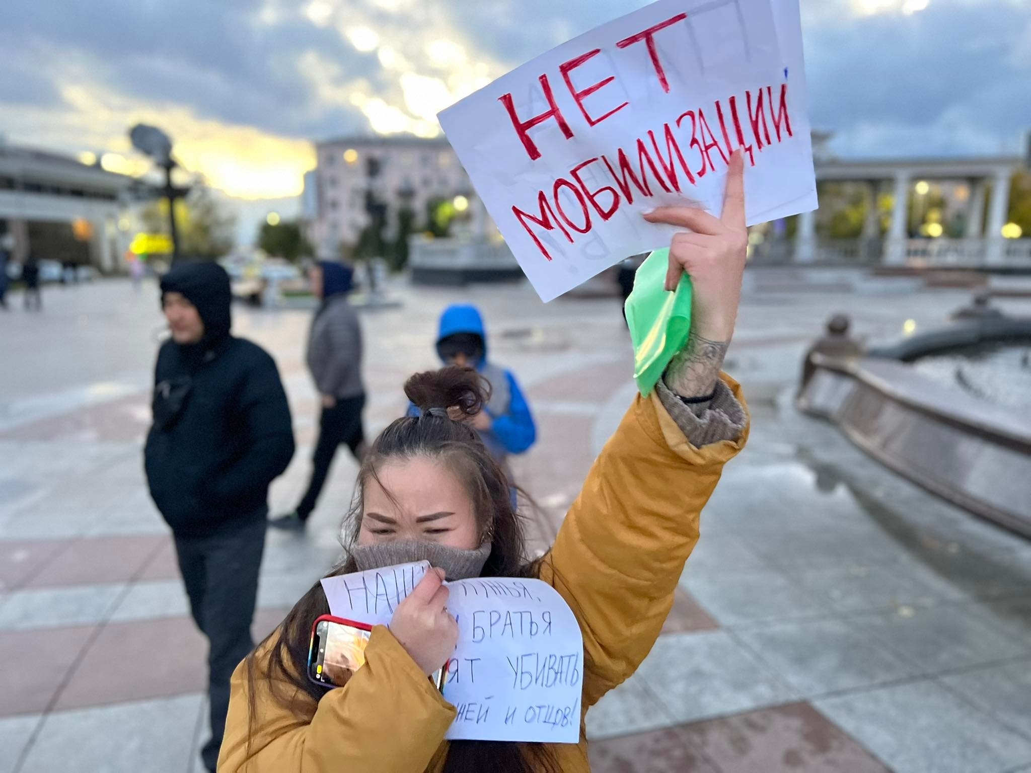 Протест против мобилизации, сентябрь 2022 года, Улан-Удэ