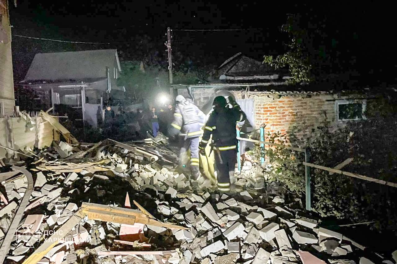 Последствия российского налета на Балаклею в Харьковской области 18 сентября 2026 года