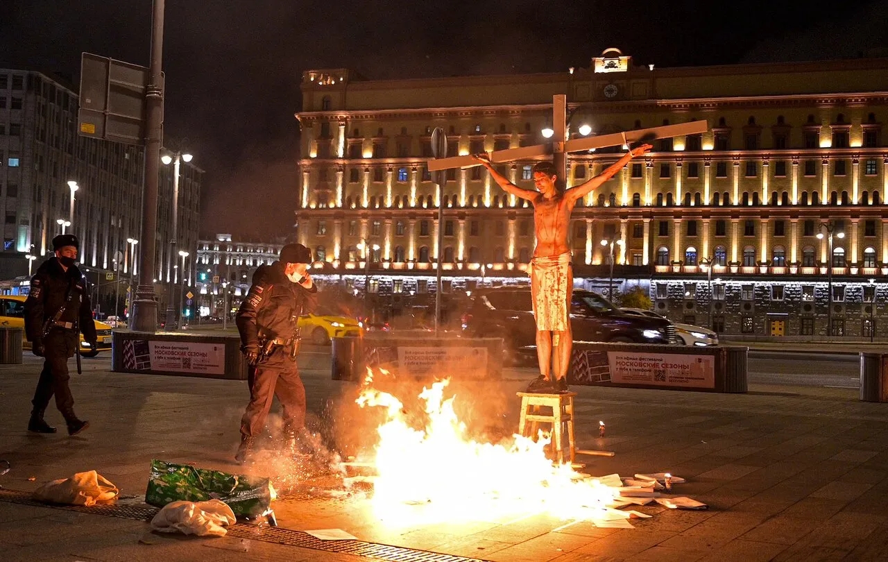 Павел Крисевич, акция на Лубянке
