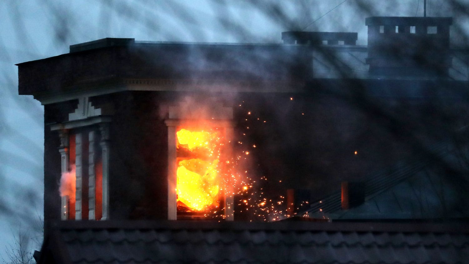 Дом мытищинского стрелка Владимира Барданова с дрона — видео