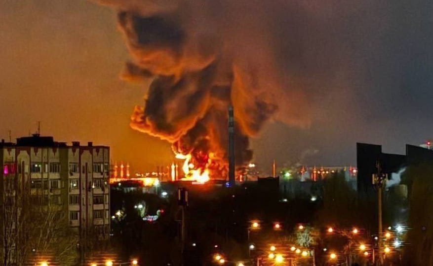 Blaze at oil depot linked to Russian air base finally extinguished five days after Ukrainian drone attack