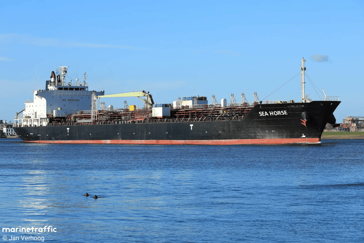 The tanker Sea Horse has been trying to reach Cuba since late February. Photo: Jan Verhoog / MarineTraffic
