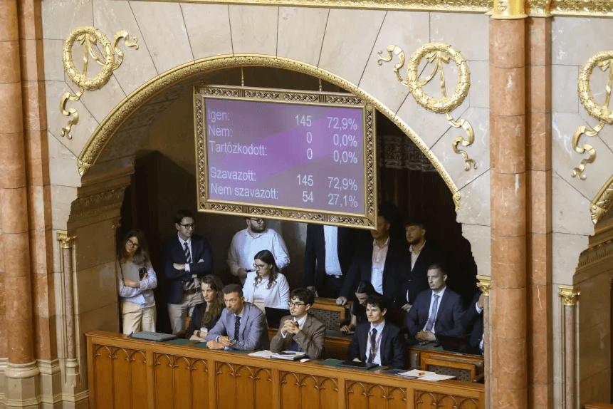 Венгерский парламент принял поправку к Конституции, которая обяжет президента уйти в отставку