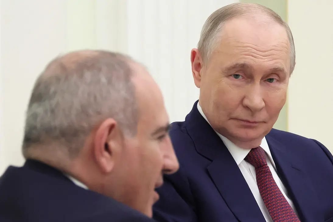 Путин по телефону потребовал от Пашиняна провести в Армении референдум по ЕС, тот назвал неправовыми ограничения на армянский экспорт