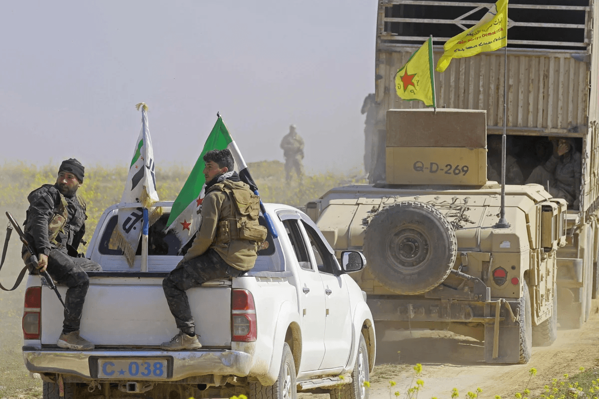 Фото: члены SDF, 2019 год / AFP