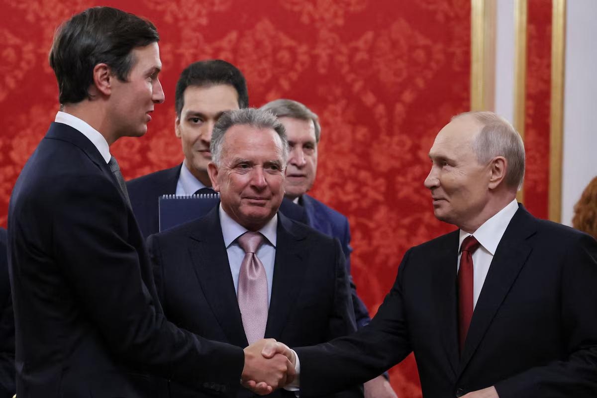 Владимир Путин и Стив Уиткофф в Кремле, 5 сентября 2026 года. Фото: Гавриил Григоров / Sputnik / Pool / Reuters