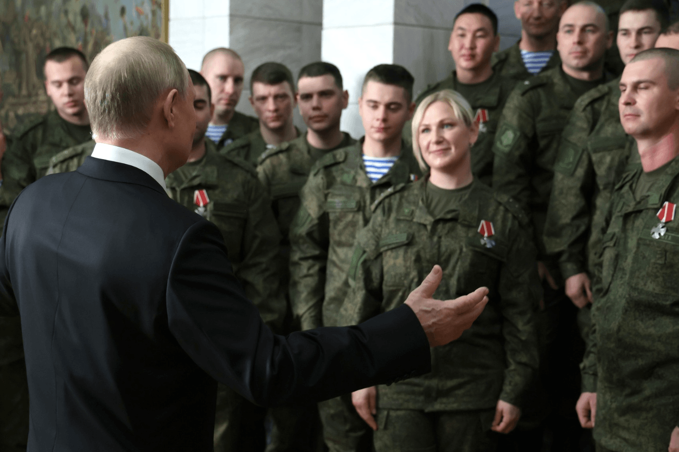 Посещение Владимиром Путиным штаба Южного военного округа, 31 декабря 2022 года