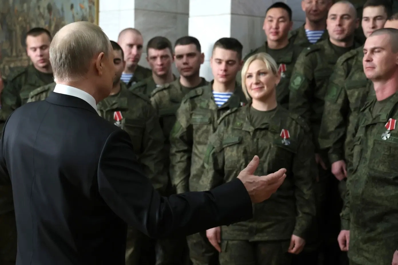 Vladimir Putin visits Southern Military District HQ, December 31, 2022