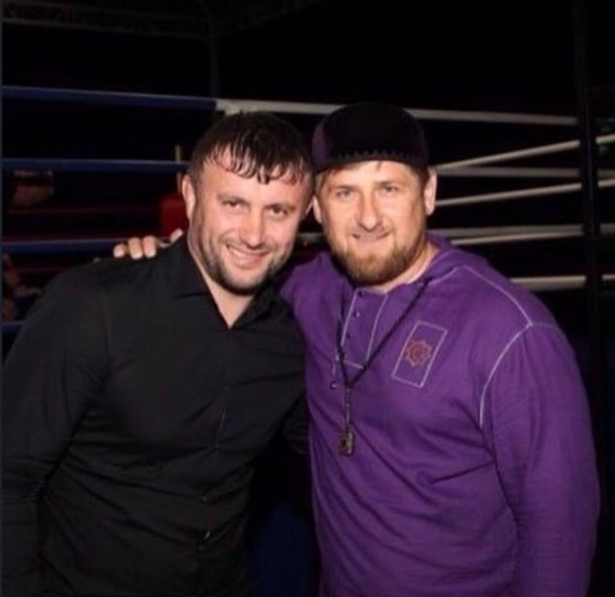 The new “representative of Chechnya in Germany” Hussein Agaev with Ramzan Kadyrov