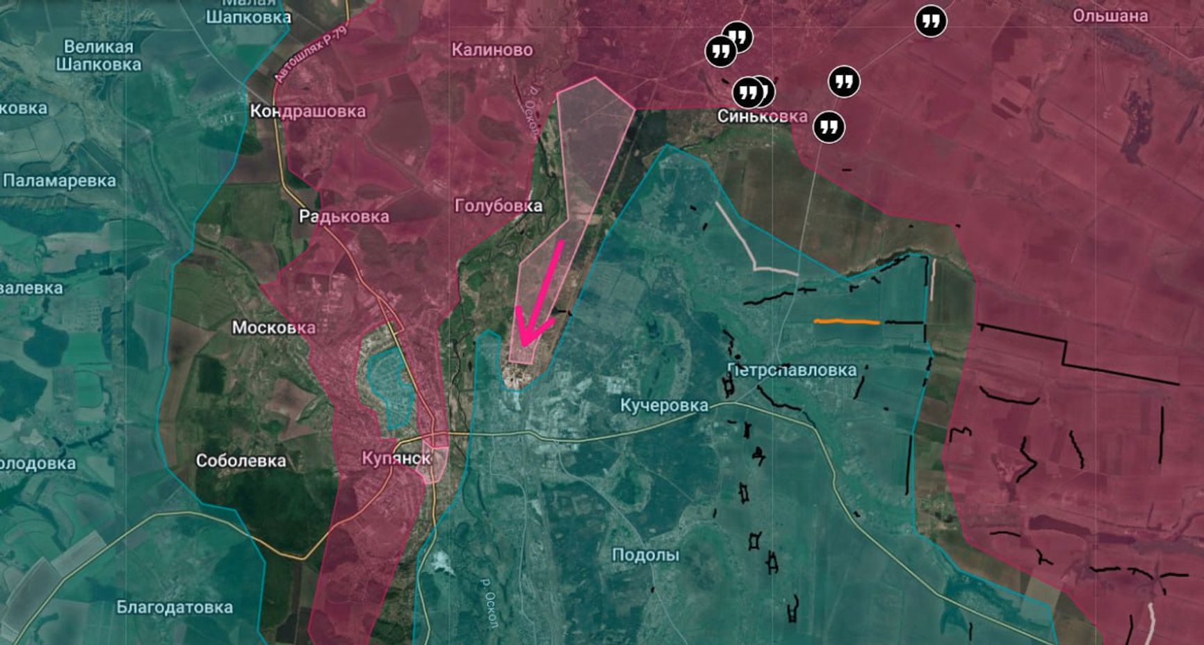 Ситуация в районе Купянска по версии Анатолия Радова