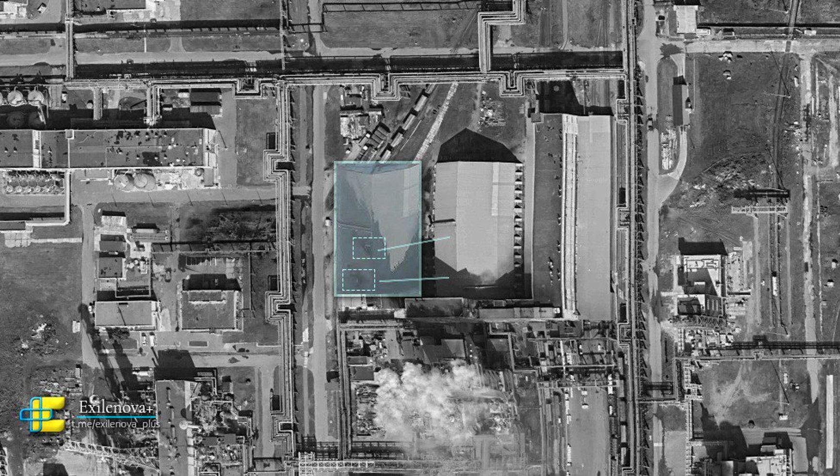 Последствия украинского налета на завод «Уралхим» в Кирово-Чепецке в Кировская области 4 марта 2026 года