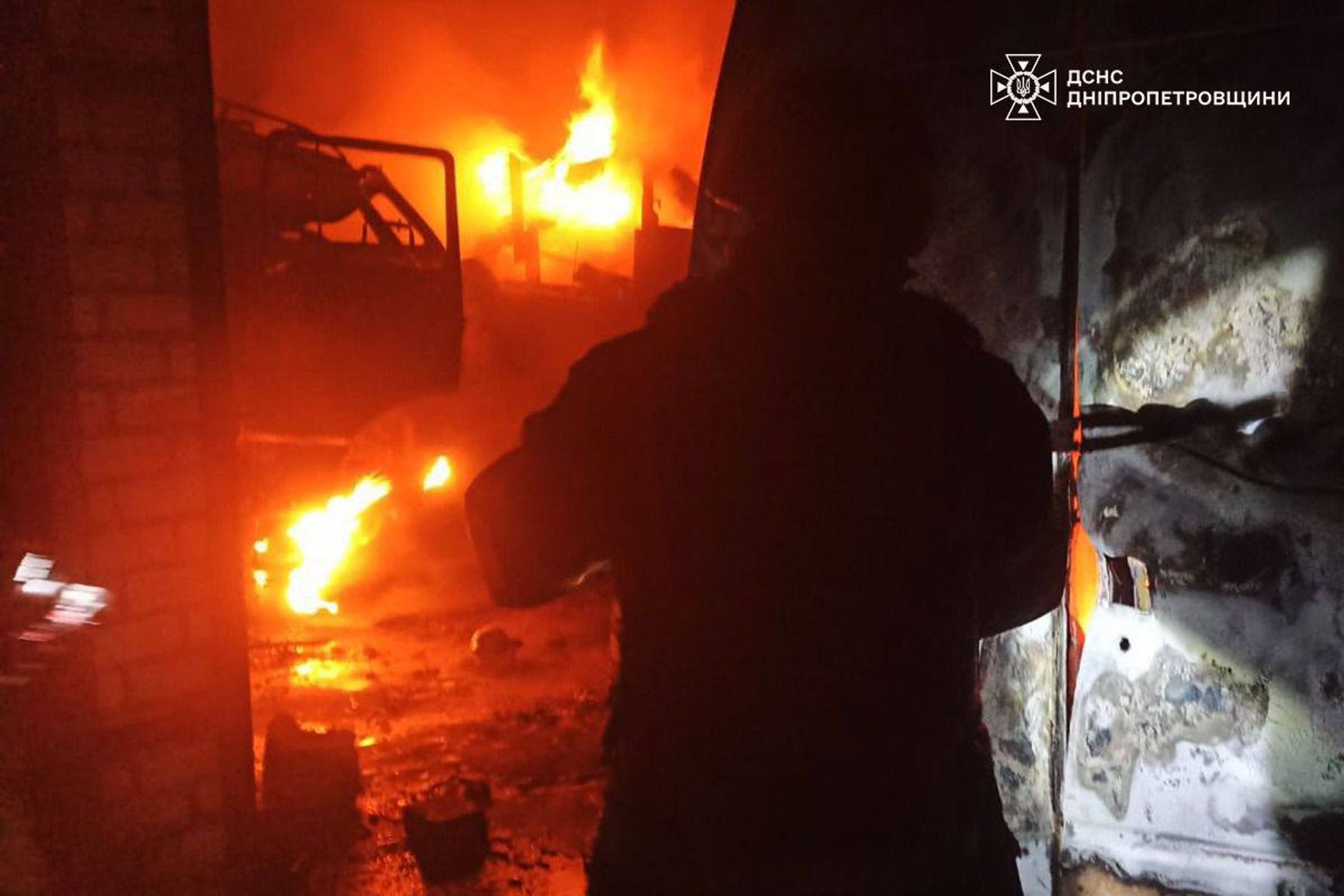 Последствия российских ударов по Днепропетровской области в ночь на 20 февраля 2026 года