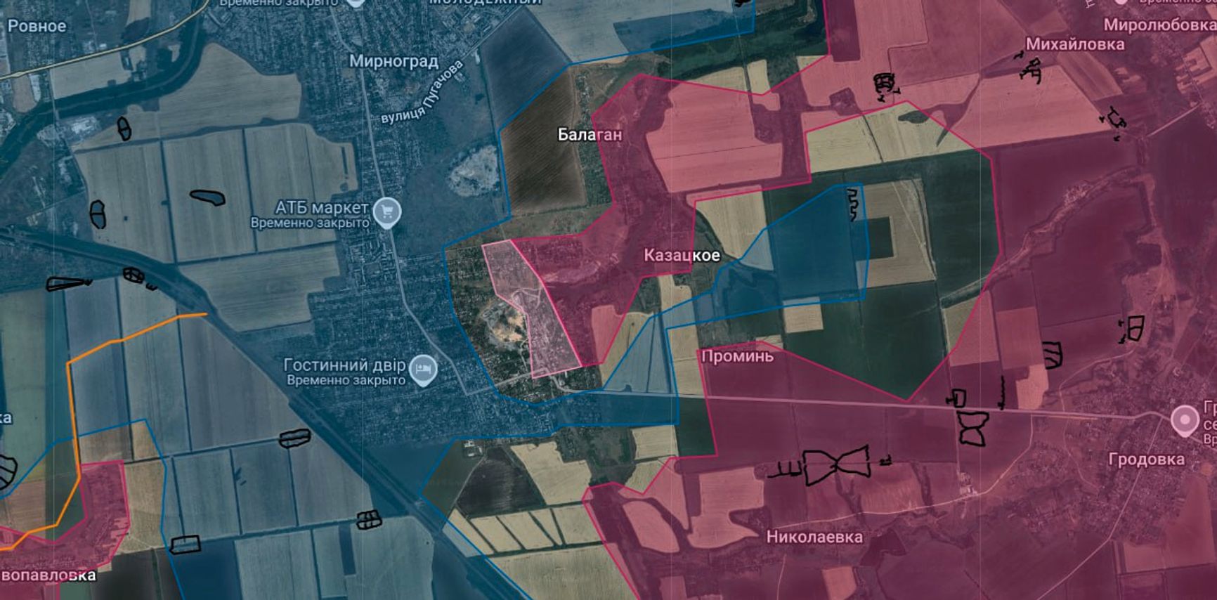 Ситуация в районе Мирнограда (до 2016 года — Димитров) по версии Анатолия Радова