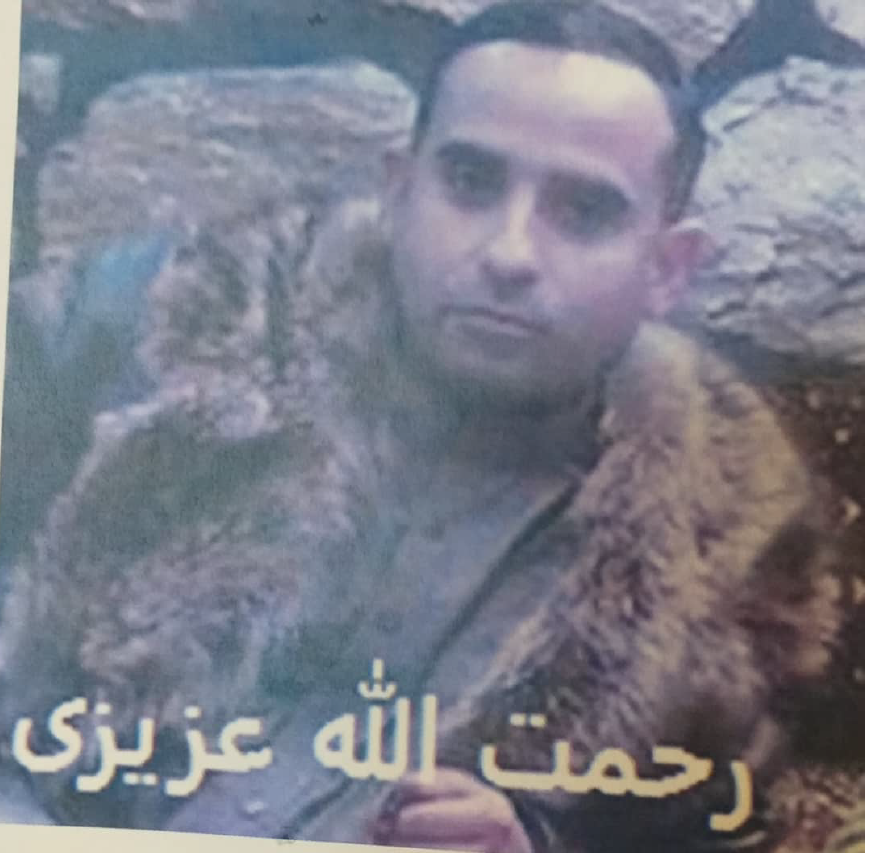 Rahmatullah Azizi in a photo from a now defunct social media account, archived by the NDS. According to one ex-NDS official, the account professed support for Islamic radicalism and hatred for the U.S., Israel and India.