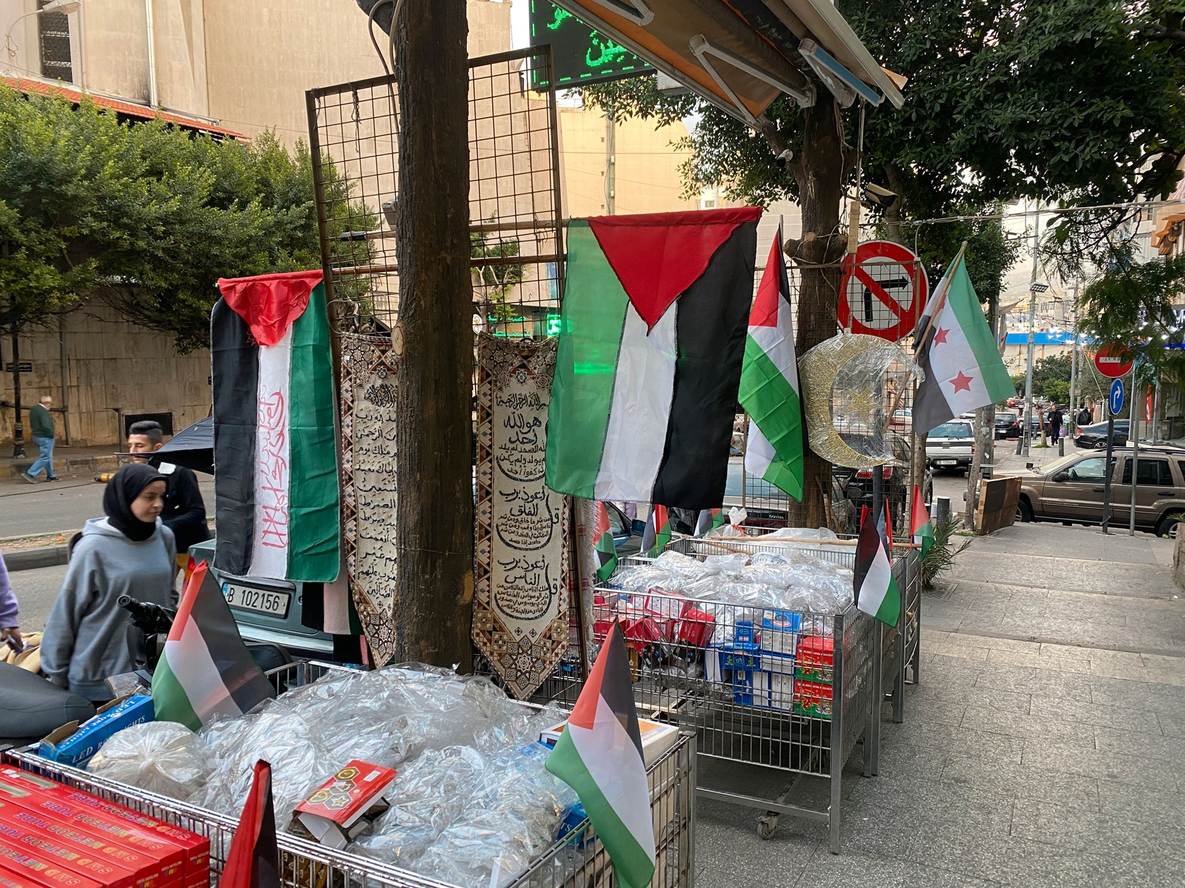 The decline in Hezbollah's influence does not coincide with strengthened support for Israel. Palestinian flags are common in Lebanon, and  Lebanese  Christians, Sunnis, and Shiites alike express sympathy for Palestine, calling Israel the aggressor