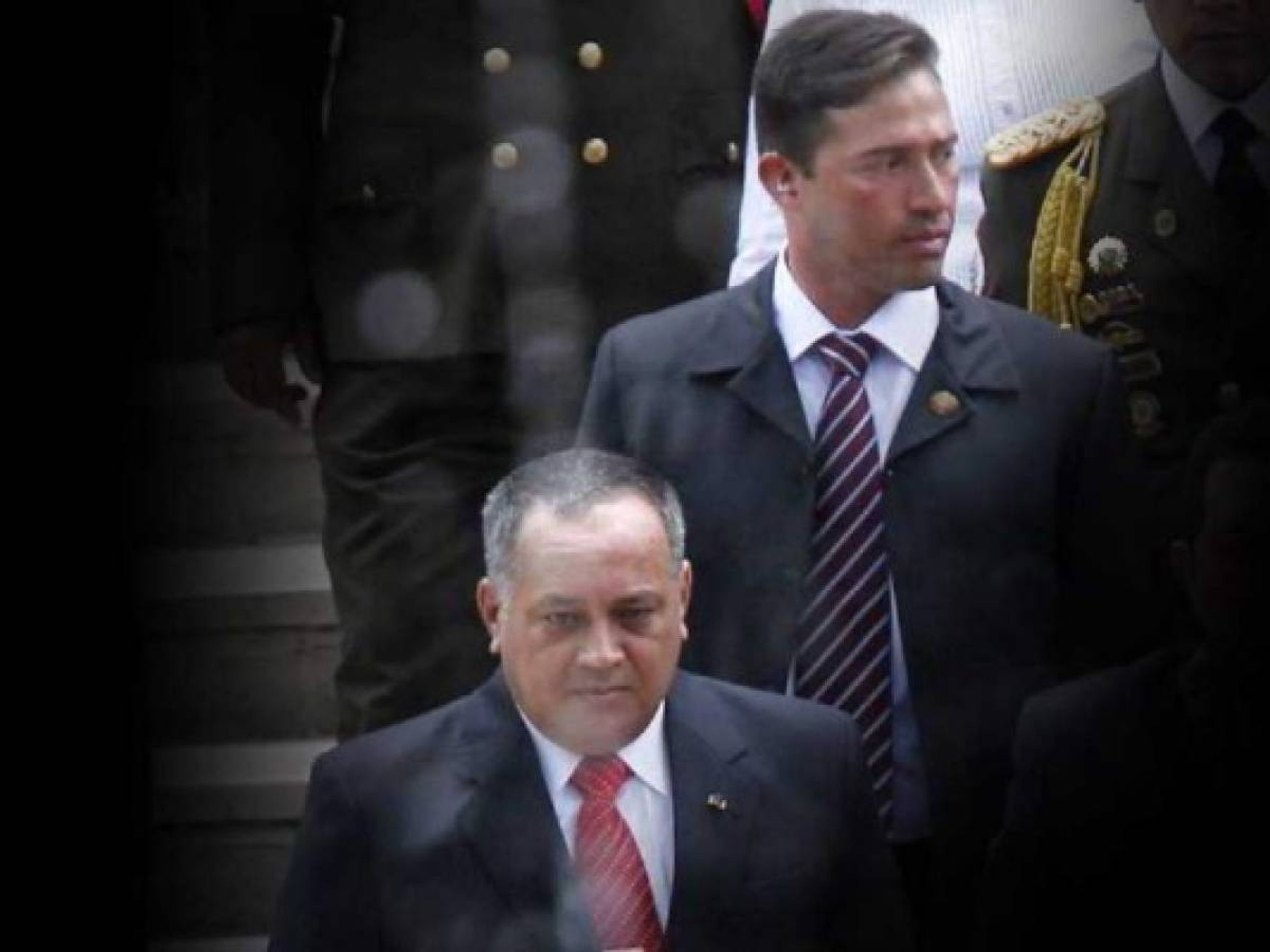 Leamsy Salazar (right) and Diosdado Cabello