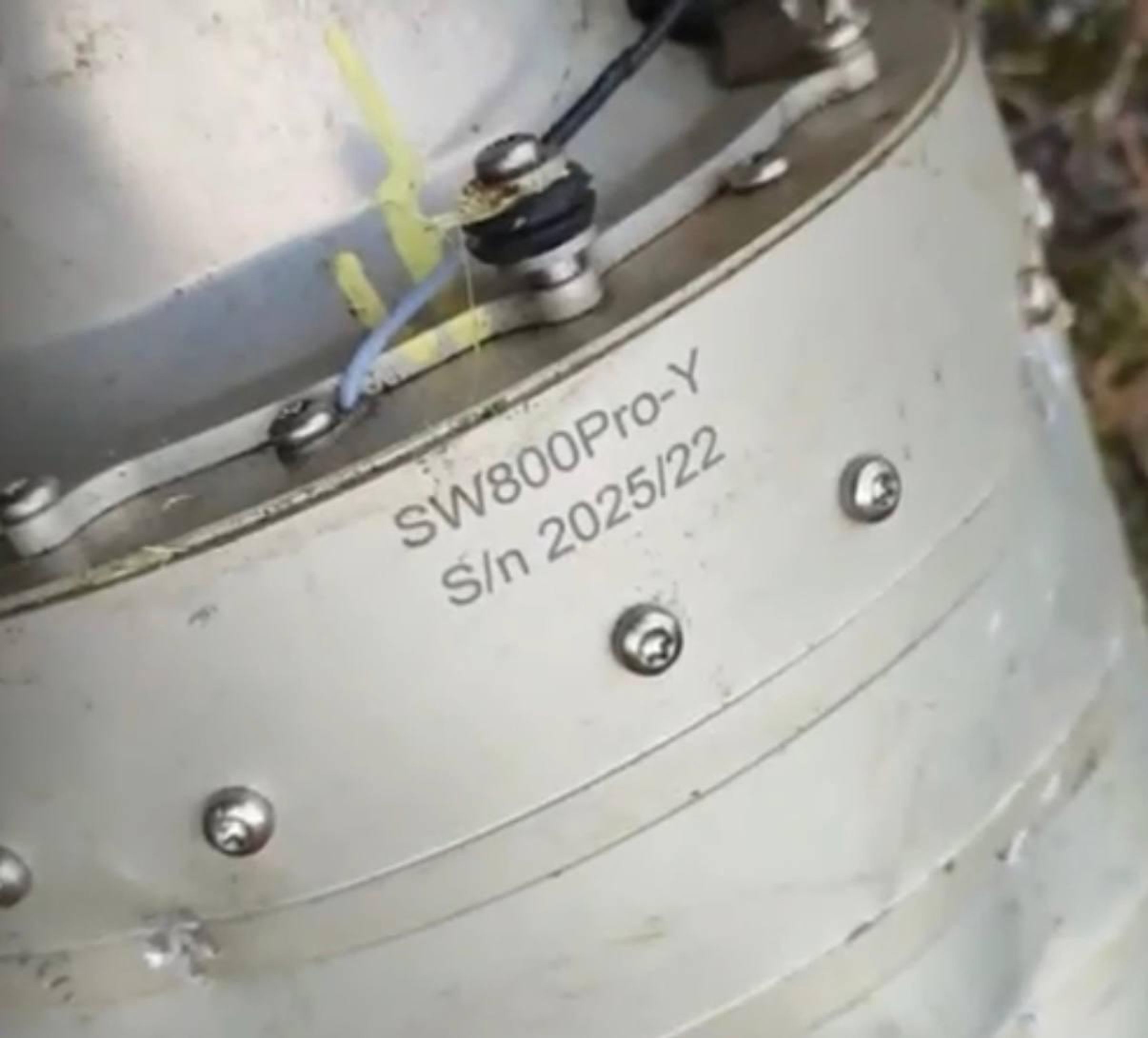 Swiwin SW800Pro engine from a Shahed