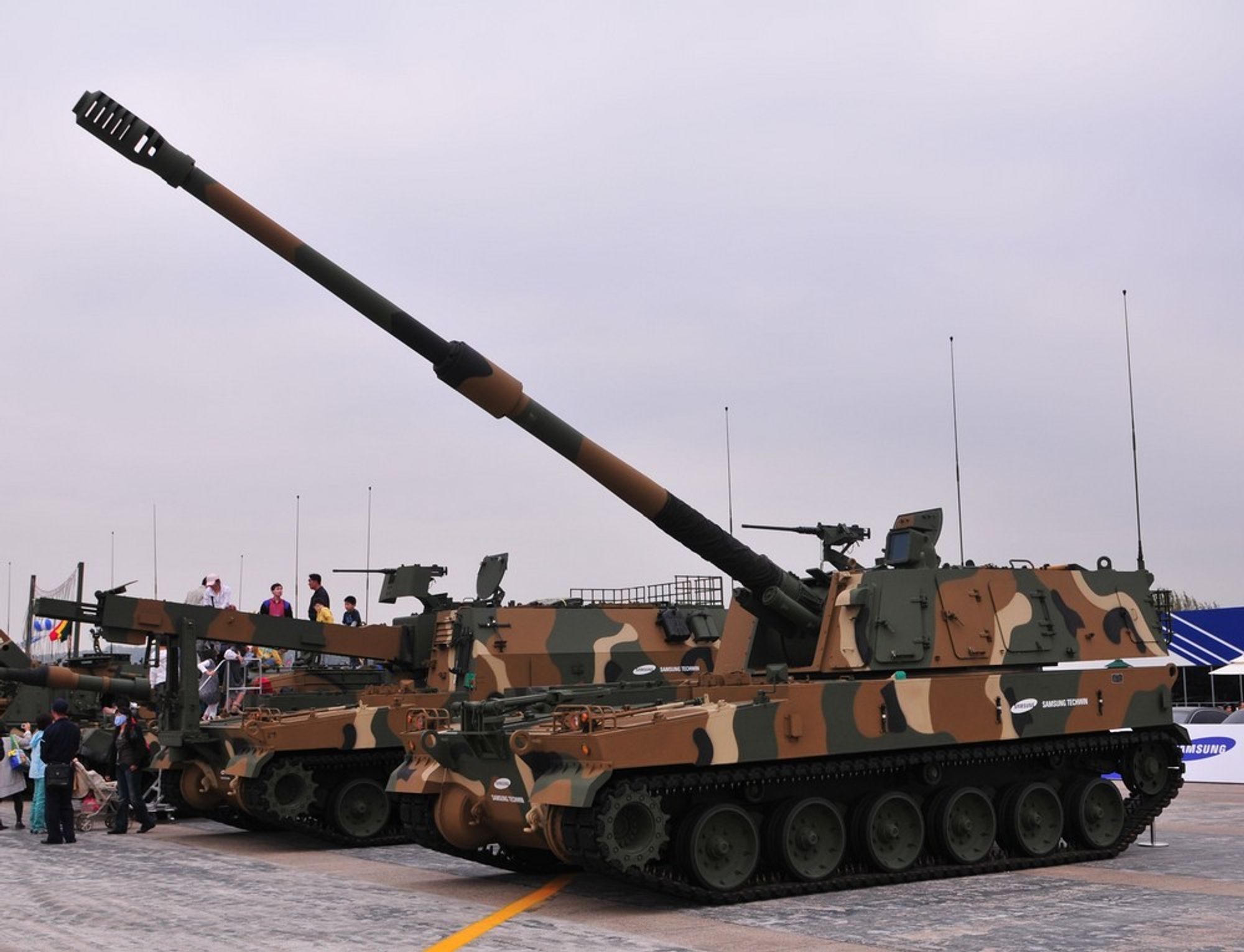 A K9 Thunder self-propelled howitzer