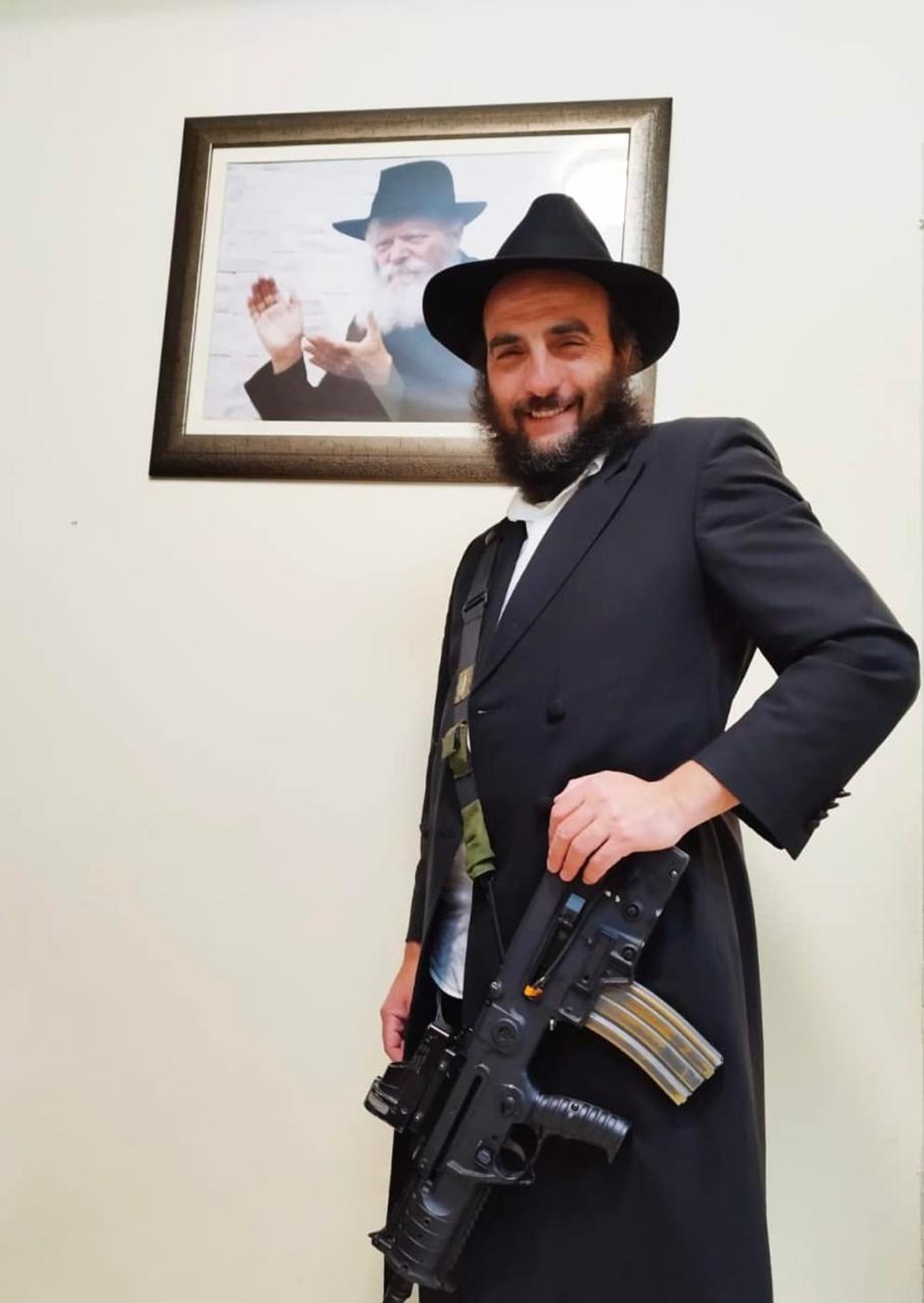 Yigal Dubinsky, a Chabad rabbi and reservist sniper