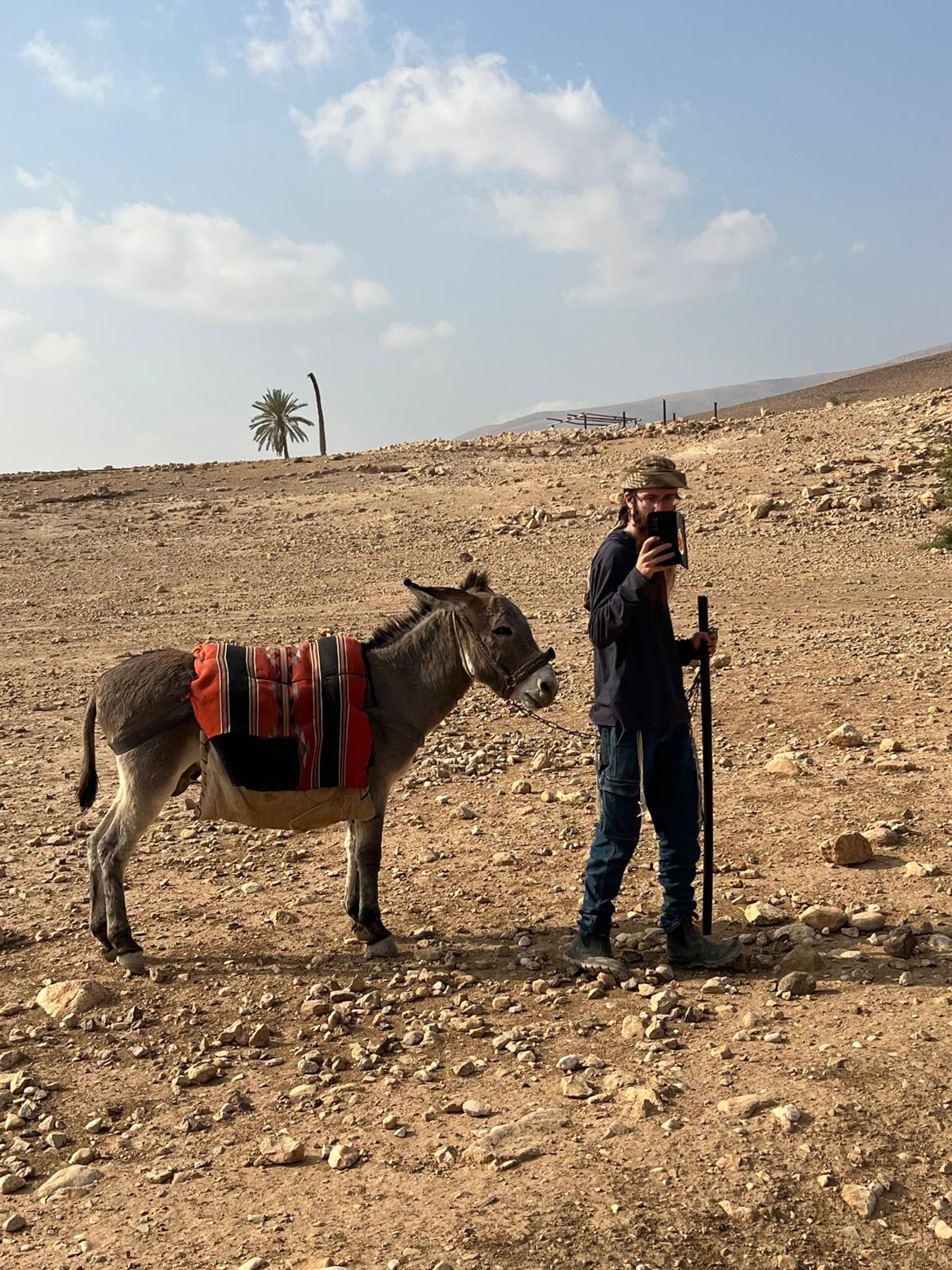 A shepherd from a Jewish settlement
